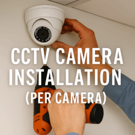 CCTV Camera Installation (Per Camera) | Professional CCTV Setup Service
