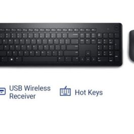Dell KM3322W Wireless Keyboard and Mouse Combo | Spill-Resistant Keys | 3-Year Battery