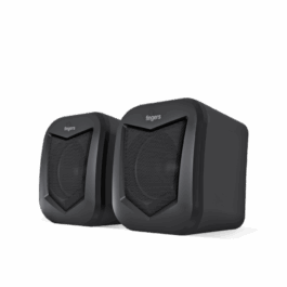 FINGERS DeskSound 2.0 USB Speaker – Compact 2.0 Channel Multimedia Speakers