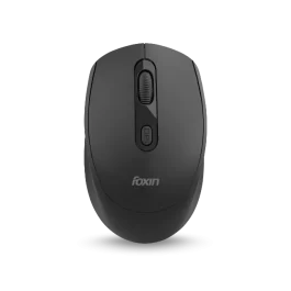 Foxin FLOW Black - Wireless Mouse 1600 DPI | Bluetooth & Wifi | Type-C rechargeable